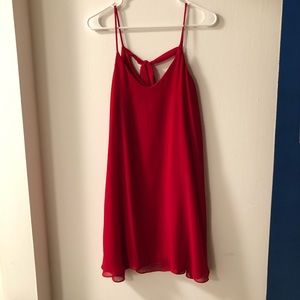 Red dress from the Daisy Shoppe
